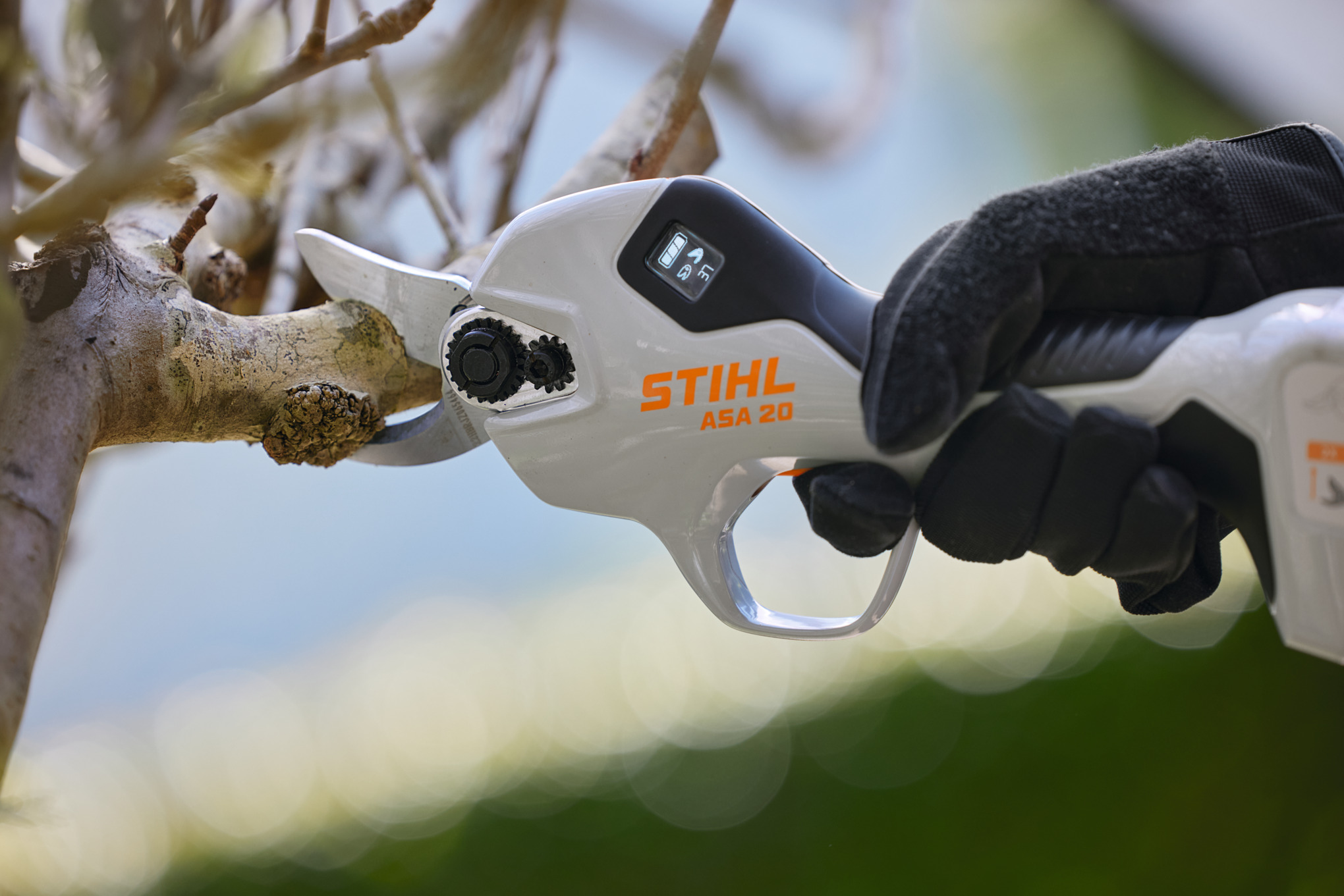 OLED DISPLAY BATTERY-POWERED PRUNING SHEARS