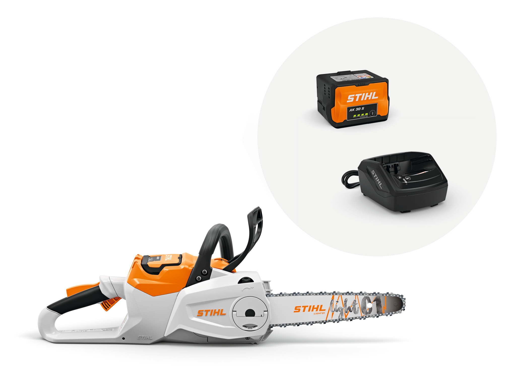 MSA 80 C-B Cordless Chainsaw with AK 30 S battery and AL 101 charger