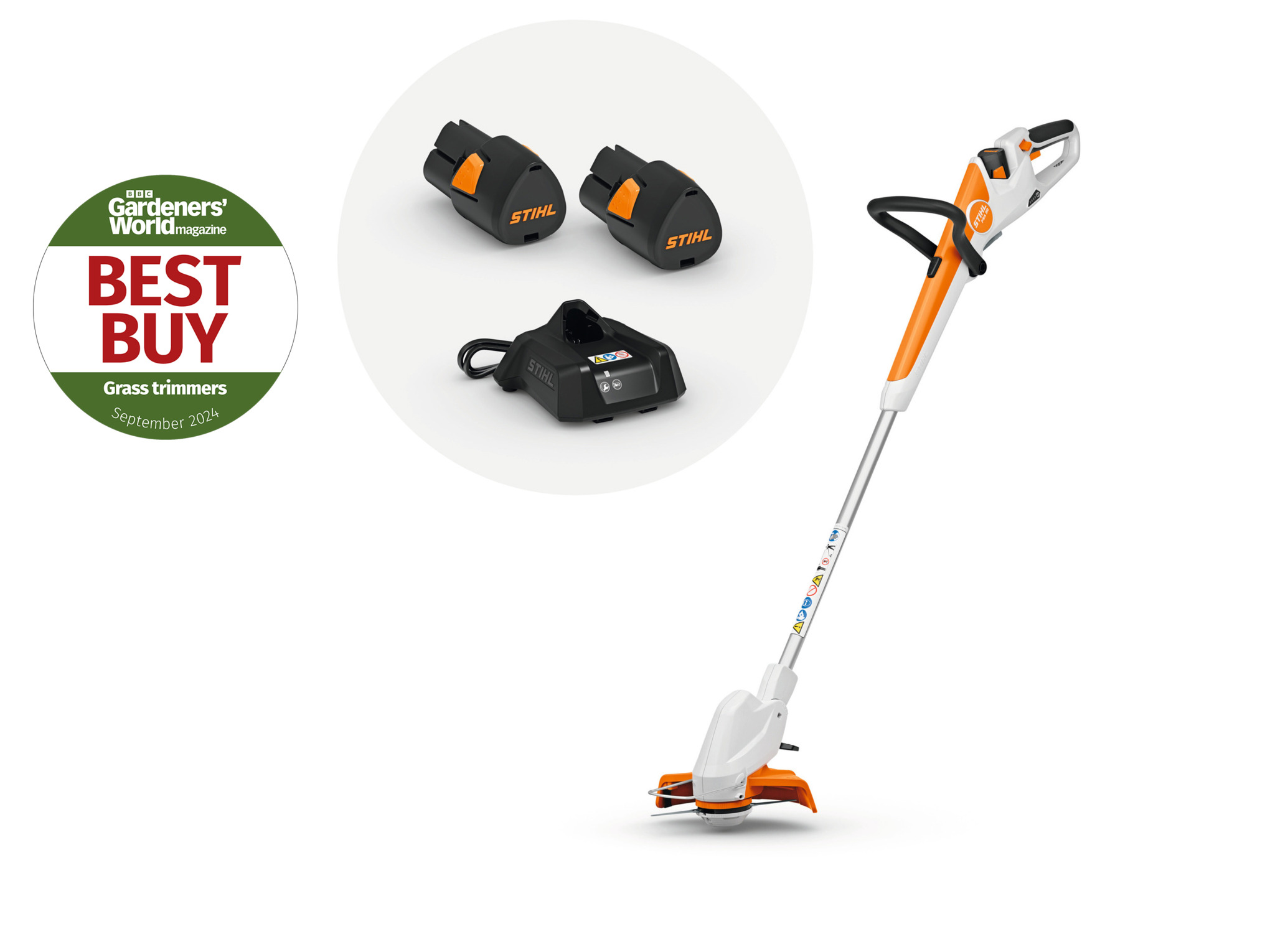 FSA 30 Cordless Grass Trimmer with 2x AS 2 battery and AL 1 charger