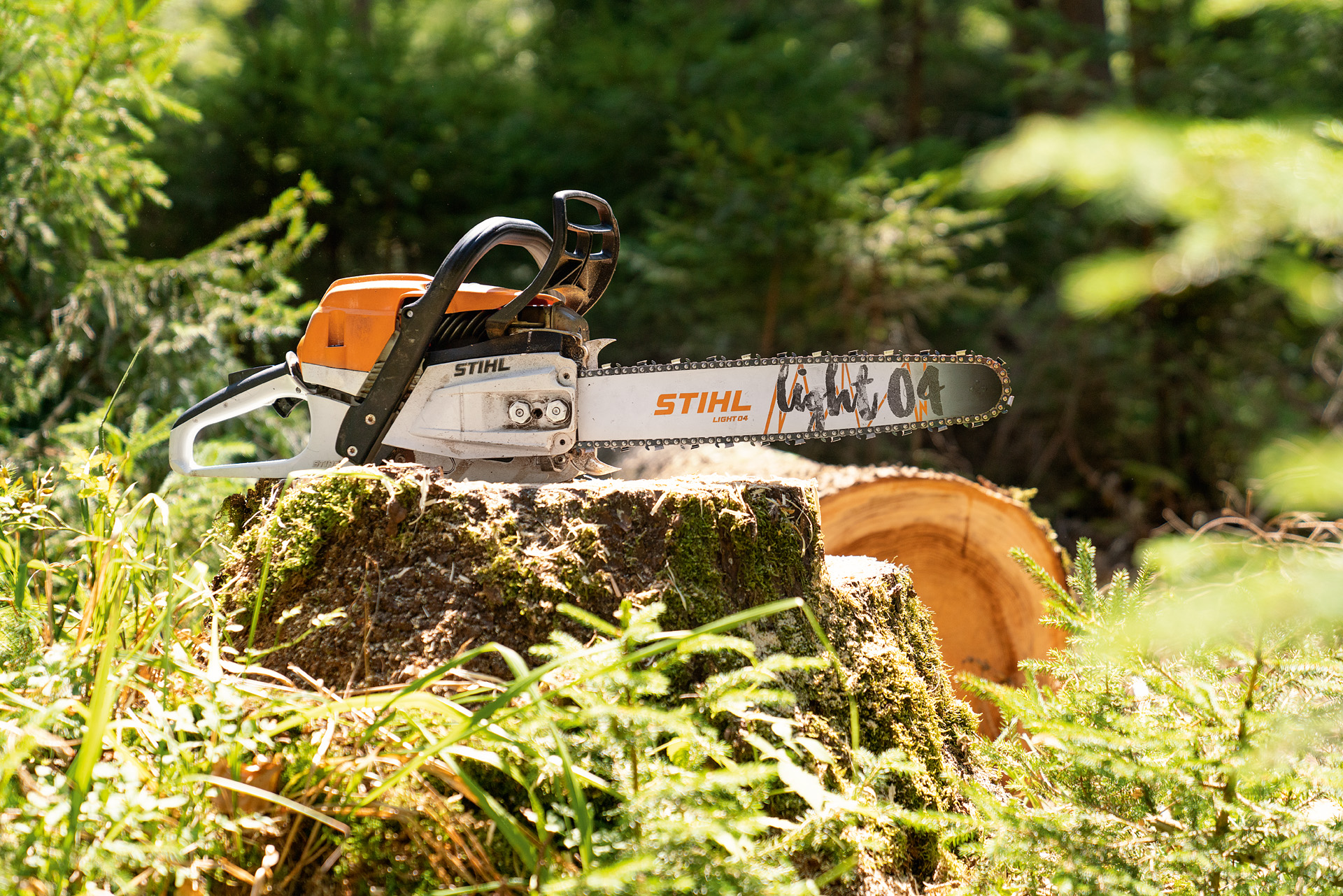 STIHL MS180 С-BE Fast Tension Of The Chain 35 cm And ErgoStart System  Original